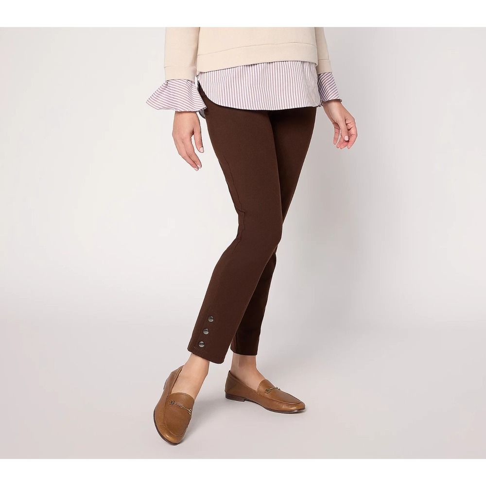 "As Is"' Susan Graver Weekend Premium Stretch Ree Slim-Leg Ark Simela Brouin: Me